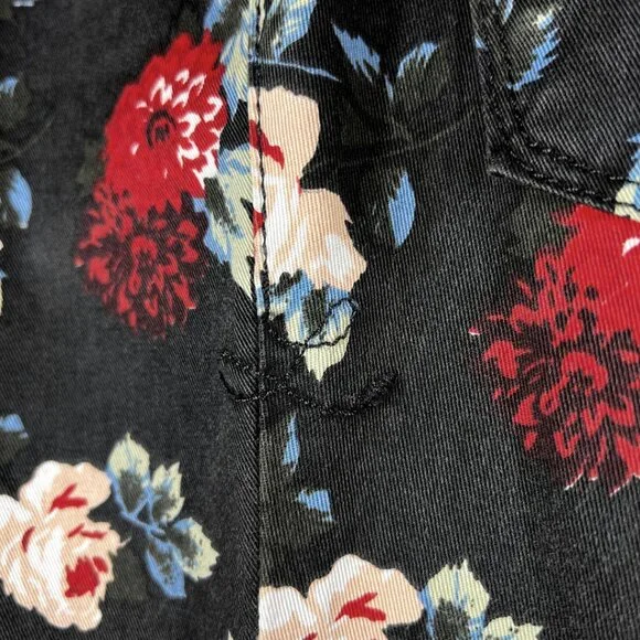 Level 99 Liza Skinny Floral Print Jeans • Size 28 - Picture 7 of 8